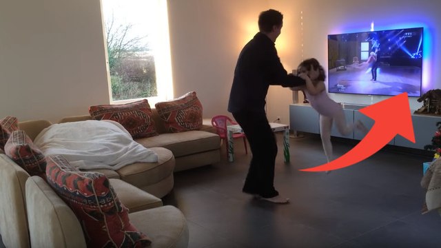 Danse avec les stars : un père et sa fille reproduisent la choré de Loïc Nottet et Denitsa sur Sia