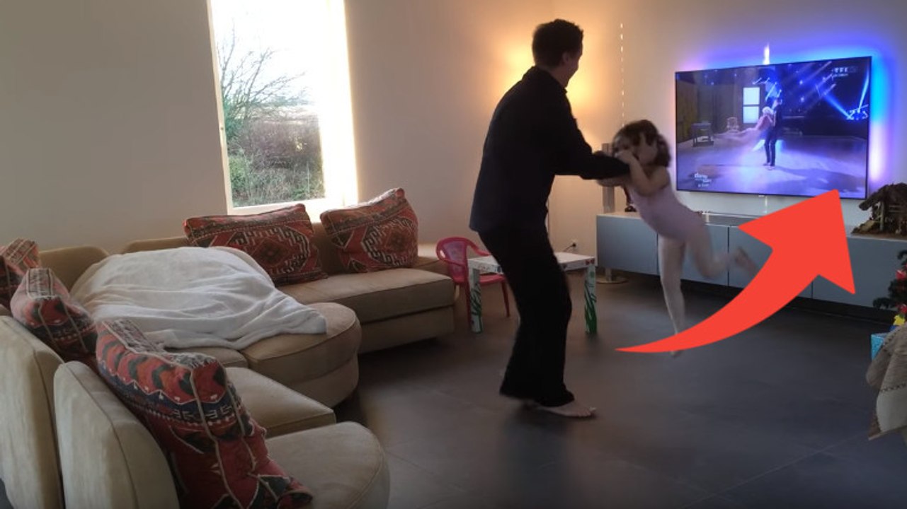 Danse avec les stars : un père et sa fille reproduisent la choré de Loïc Nottet et Denitsa sur Sia