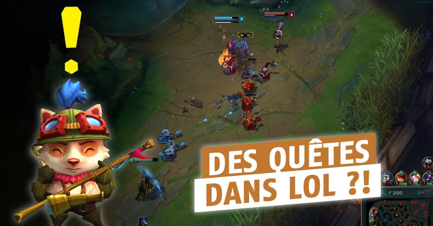 League of Legends : avec la mise à jour des tank des objets contiendront des quêtes