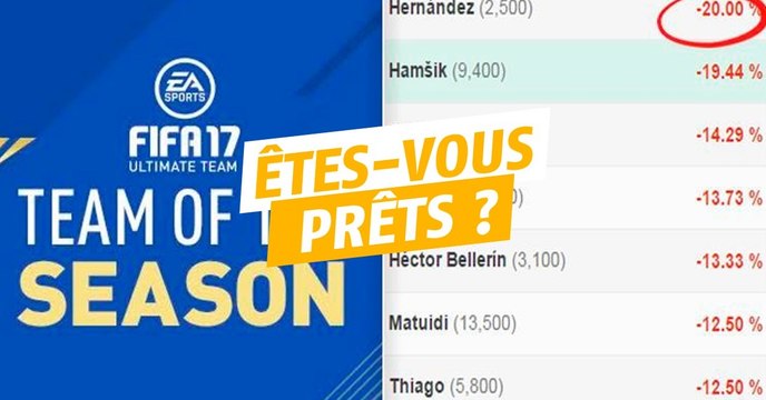 FIFA 17 : un krach imminent sur le marché du FUT