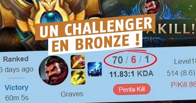 League of Legends : oui ce joueur a bien fait 70 kills dans une partie classée