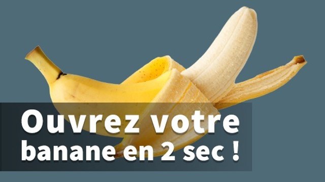 Astuce : Voilà la vraie façon d'éplucher une banane