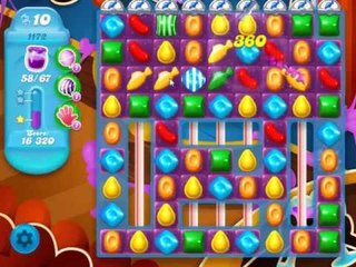 Candy Crush Soda Saga niveau 1172 : solution et astuces pour passer le level