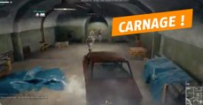 Un joueur de Battlegrounds est rentré dans un tunnel avec une voiture et a fait un carnage