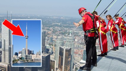 La Tour CN (Canada) : culminant à plus de 550 mètres, cette tour propose une dose d'adrénaline incomparable