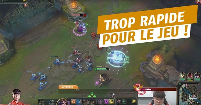 League of Legends : Faker se déplace tellement vite qu'il est accusé de triche
