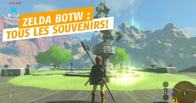 Zelda : Breath of the Wild, souvenirs de Link : emplacement et souvenir secret
