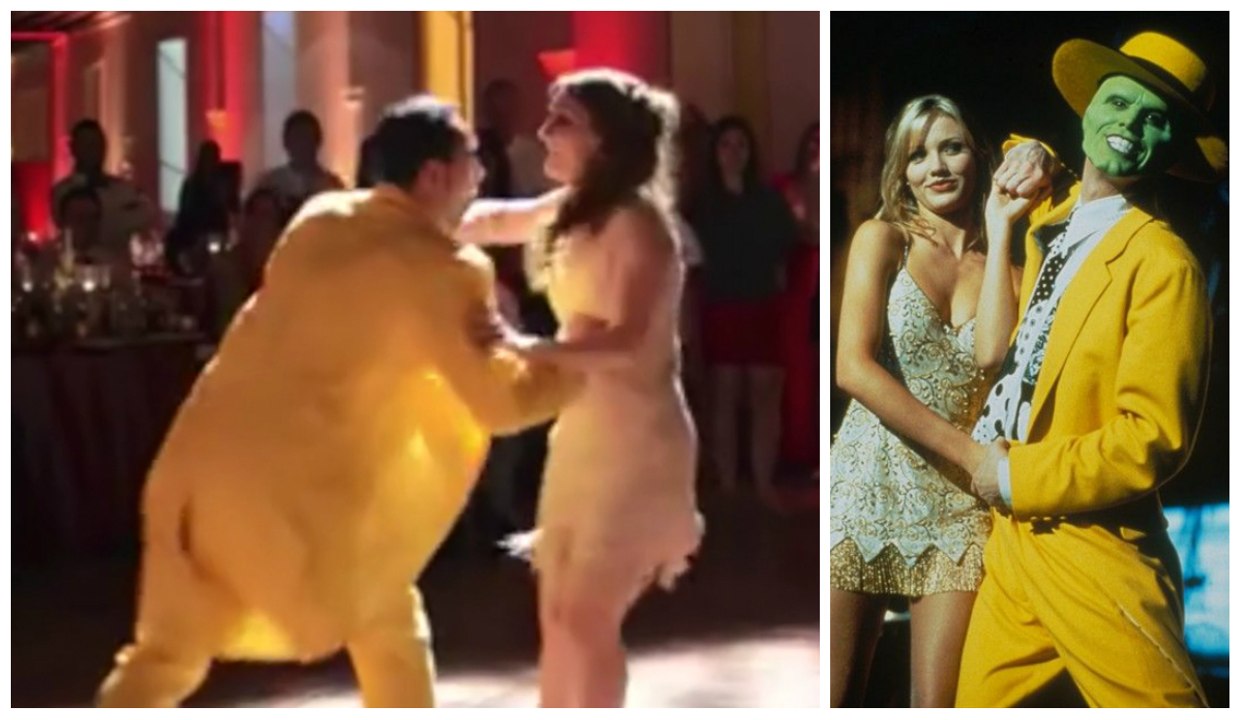 Pour l'ouverture de bal de leur mariage, ce cou...