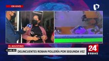 El Agustino: Pollería es asaltada por segunda vez en 5 días