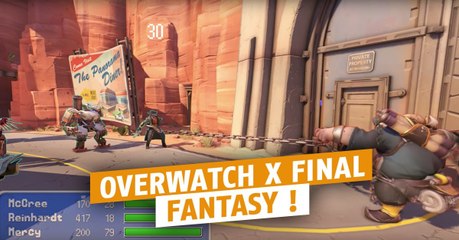 Overwatch : voici à quoi ressemblerait le jeu s'il avait été créé par Square Enix