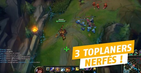 League of Legends : trois champions dominateurs de la toplane dans le viseur de Riot