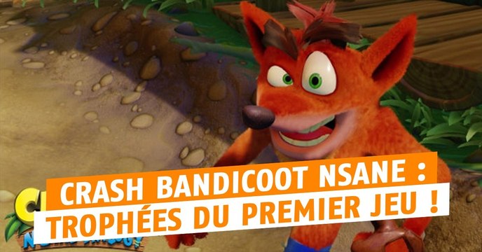 Crash Bandicoot N'Sane Trilogy (PS4) : trophées, succès et achievements du premier jeu