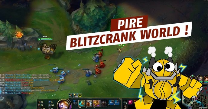 League of Legends : ce Blitzcrank gagne une partie sans même placer un seul bon hook