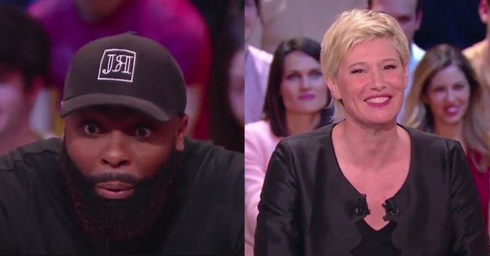 Le rappeur Kaaris et Maïtena Biraben font une battle d'imitations sur le plateau du Grand Journal .