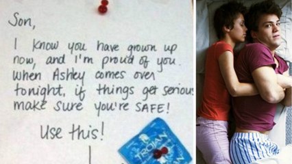 Une maman laisse un préservatif troué à son fils qui avait son premier rencard coquin avec sa copine