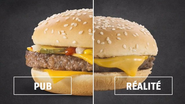 McDonald's : voici pourquoi les hamburgers dans la réalité sont si différents des publicités