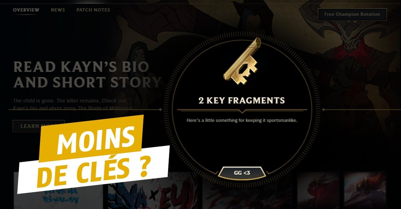 League of Legends : le drop de clés est-il vraiment biaisé ces temps-ci ?