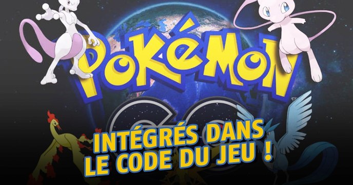 Pokémon Go : cette fois c'est bon les légendaires sont apparus dans le code du jeu !