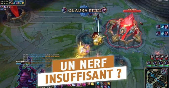 League of Legends : la nouvelle terreur de la meta a déjà un nerf de prévu, mais il ne sera sûrement pas suffisant