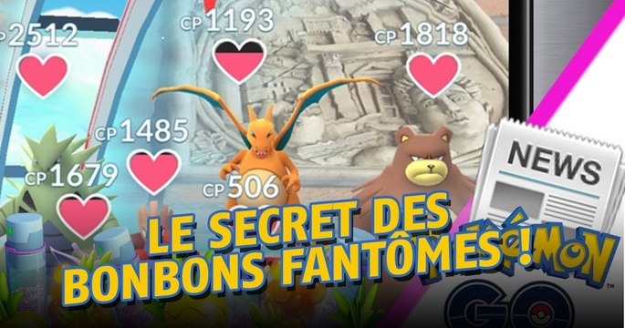 Pokemon GO : les bonbons fantômes sont là mais personne ne le sait