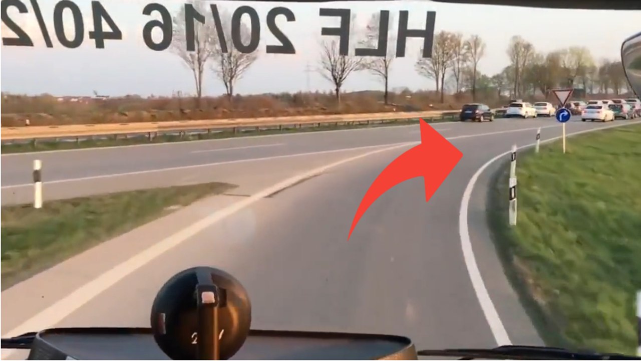 Des automobilistes allemands très disciplinés facilitent le travail des pompiers