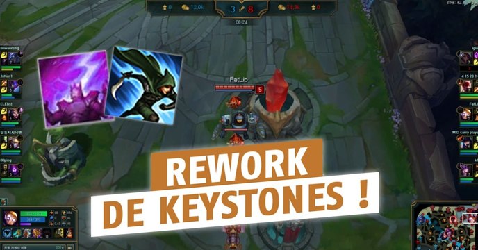 League of Legends : ces deux keystones populaires vont être transformées en runes