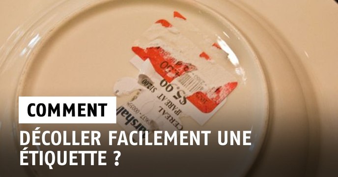 Comment décoller une étiquette facilement ?