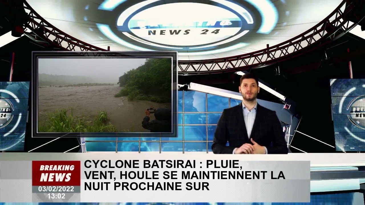Cyclone Bazilai : Pluie, vent, vagues pour continuer la nuit prochaine