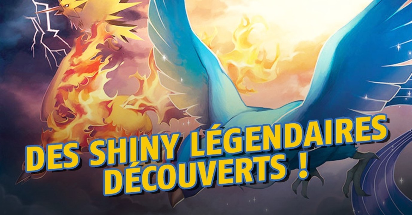 Pokémon Go : les versions shiny des légendaires découverts dans les fichiers du jeu