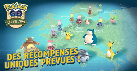 Pokémon Go : des récompenses uniques pour les Safaris