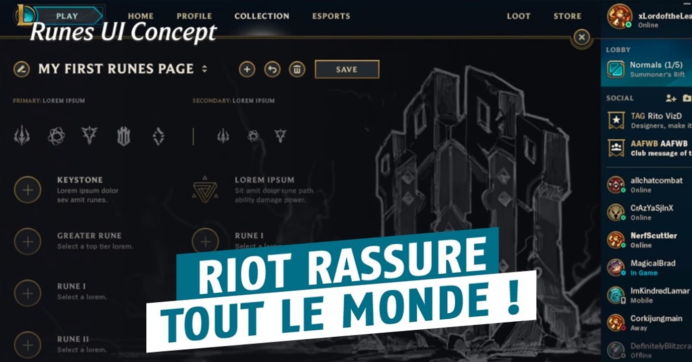League of Legends : vous avez peur des nouvelles runes ? Riot se veut rassurant