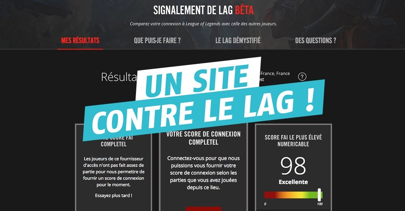 League of Legends : Riot vient de mettre en ligne un nouvel outil pour lutter contre le lag