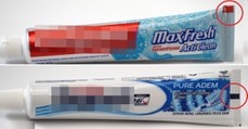 Voilà ce que signifie vraiment les petites bandes présentes sur les tubes de dentifrice