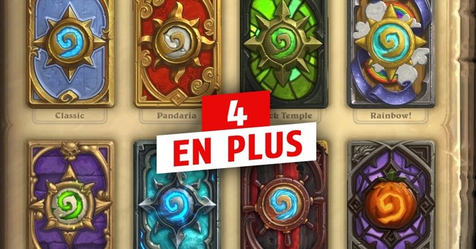 Hearthstone : Blizzard présente 4 nouveaux dos de cartes pour l'arrivée de la nouvelle extension !