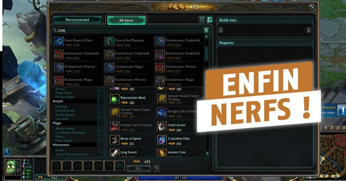 League of Legends : Riot vient enfin de nerf ces deux objets incontournables, mais est-ce suffisant ?