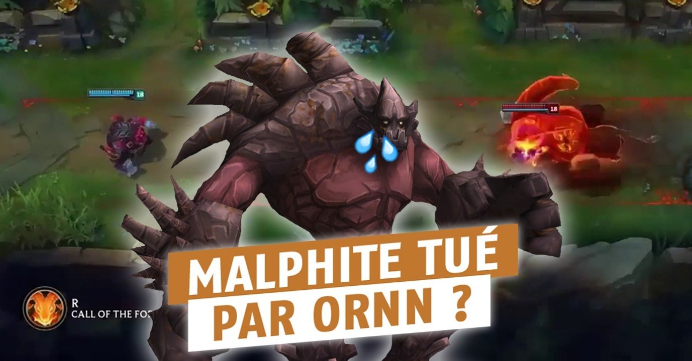 League of Legends : l'arrivée d'Ornn pousse la communauté à proposer un rework pour Malphite