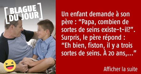 Un homme critique la poitrine de sa femme alors que toute la famille est à table. Ce qu'elle répond...