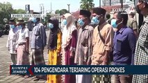 Pengendara Diberi Sanksi KarenaTidak Memakai Masker