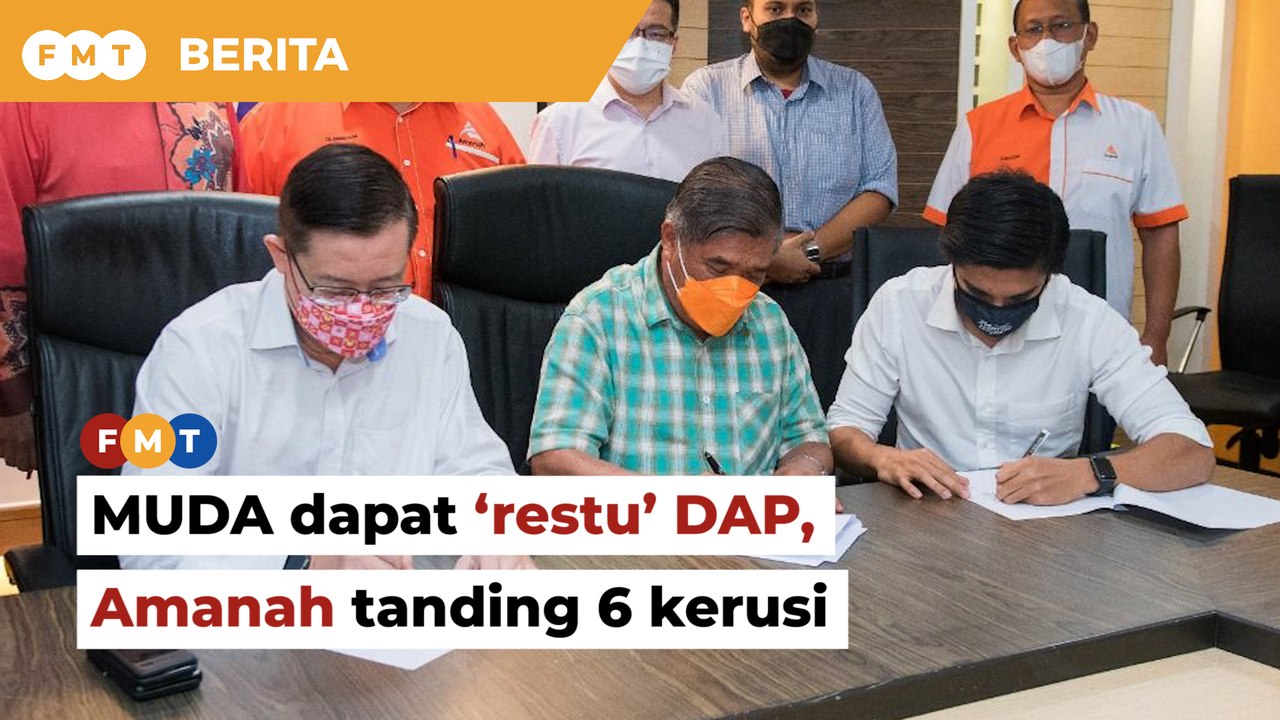 MUDA dapat ‘restu’ DAP, Amanah tanding 6 kerusi di Johor