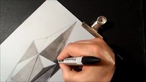 Drawing 3D Cuboctahedron- Optical Illusion