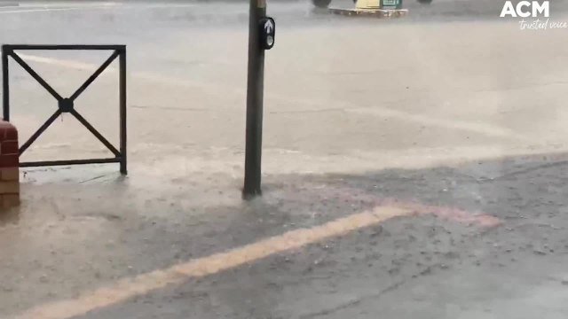 Flooding through mainstreets of Bathurst after heavy rainfall | October 2021 | ACM