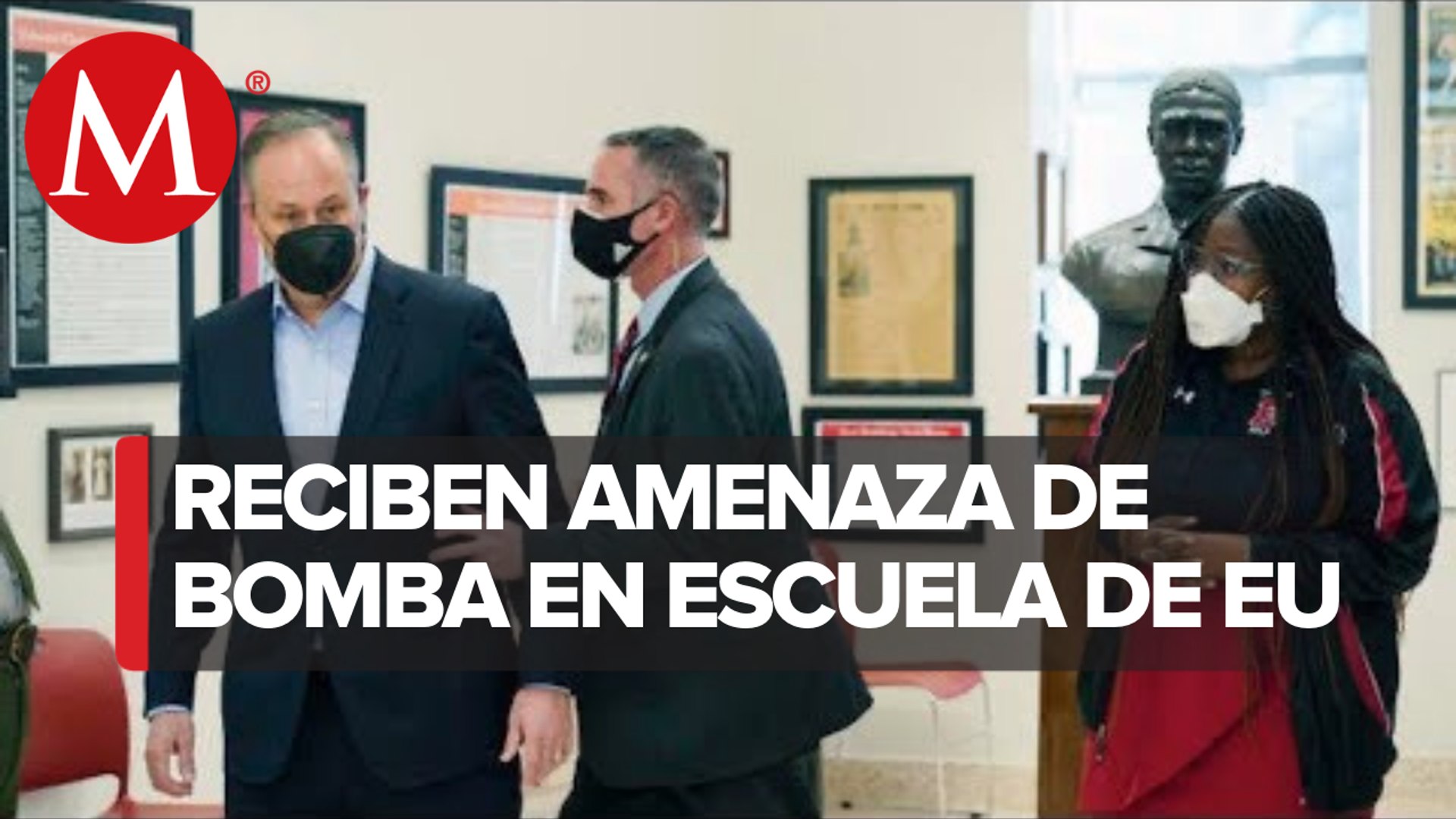 Desalojan escuela de EU donde estaba esposo de Kamala Harris por amenaza de bomba