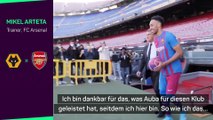 Arteta kontert Auba: 
