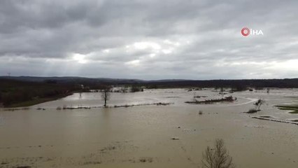Sakarya'da tarım arazileri sular altında kaldı