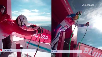 Feuz et Clarey ne se sont pas lâchés d'une semelle : leur descente en parallèle | JO 2022