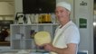 Burke Brandon, Prom Country Cheese, salts his raw milk cheese