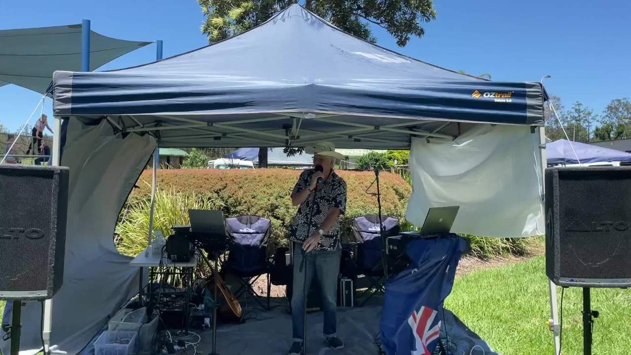 Rocking out at Kooralbyn markets