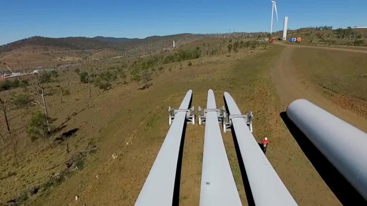QCL AGL Coopers Gap- drone footage