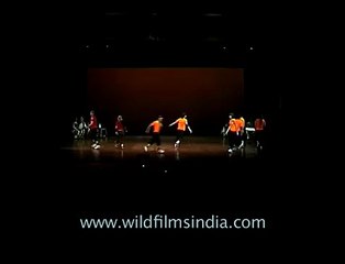 Traditional dance performance by Tajik dancers
