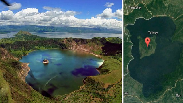 Vulcan Point (Philippines) : un volcan très dangereux et une succession d'îles et de lacs façon poupées russes